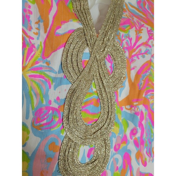 Lilly Pulitzer Janice Shift Dress, Scuba To Cuba Print, Size 2 - Picture 2 of 5